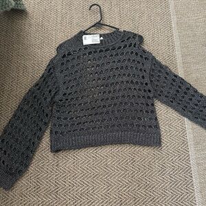 Cable knit sweater